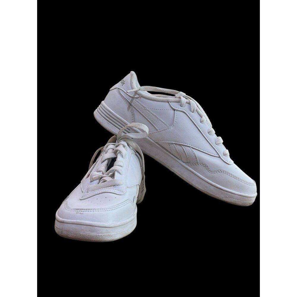 Reebok Classic Womens Size 9 M White Leather Athletic Trainer Sneakers Shoes